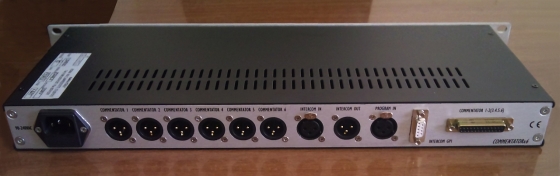 Commentatorx6 - commentary interface - back view