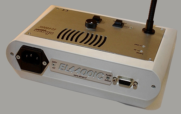 EL4400 - intercom stations - console back view