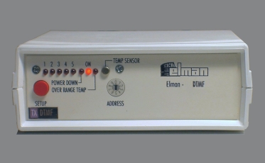 TC5+ DTMF telecontrol for remote base - transmitter front panel